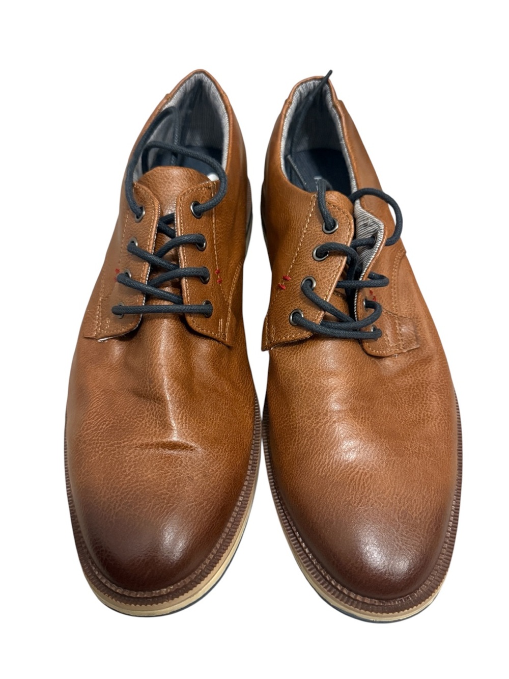 Falls Creek Dress Shoes in Brown, Faded Design